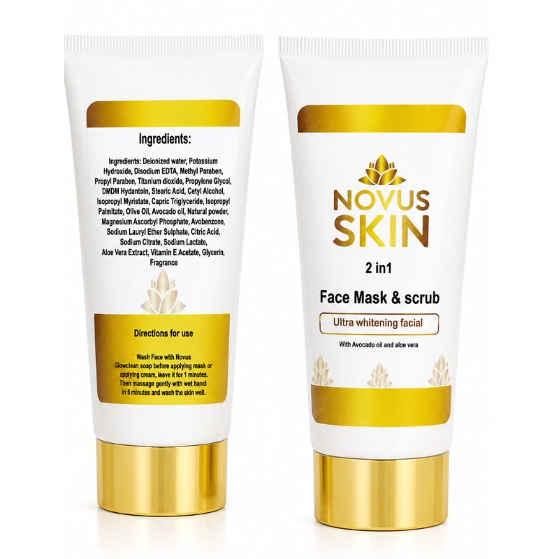Face Brightening Scrub & Mask