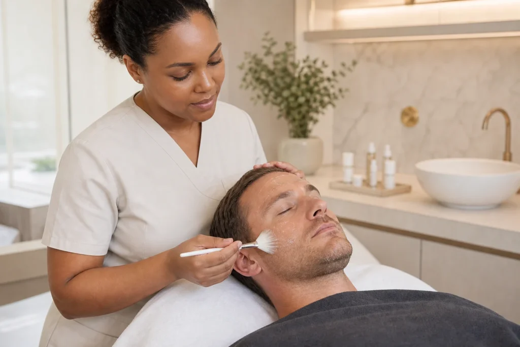 gentlemans facial novus skin
