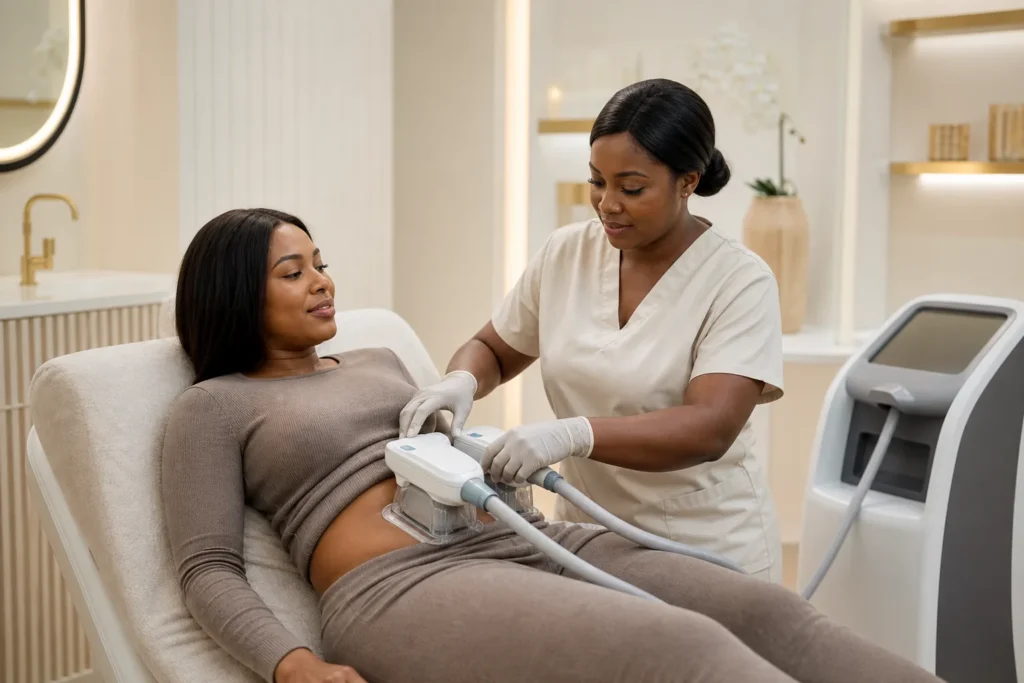 Professional fat-freeze treatment at Novus Skin
